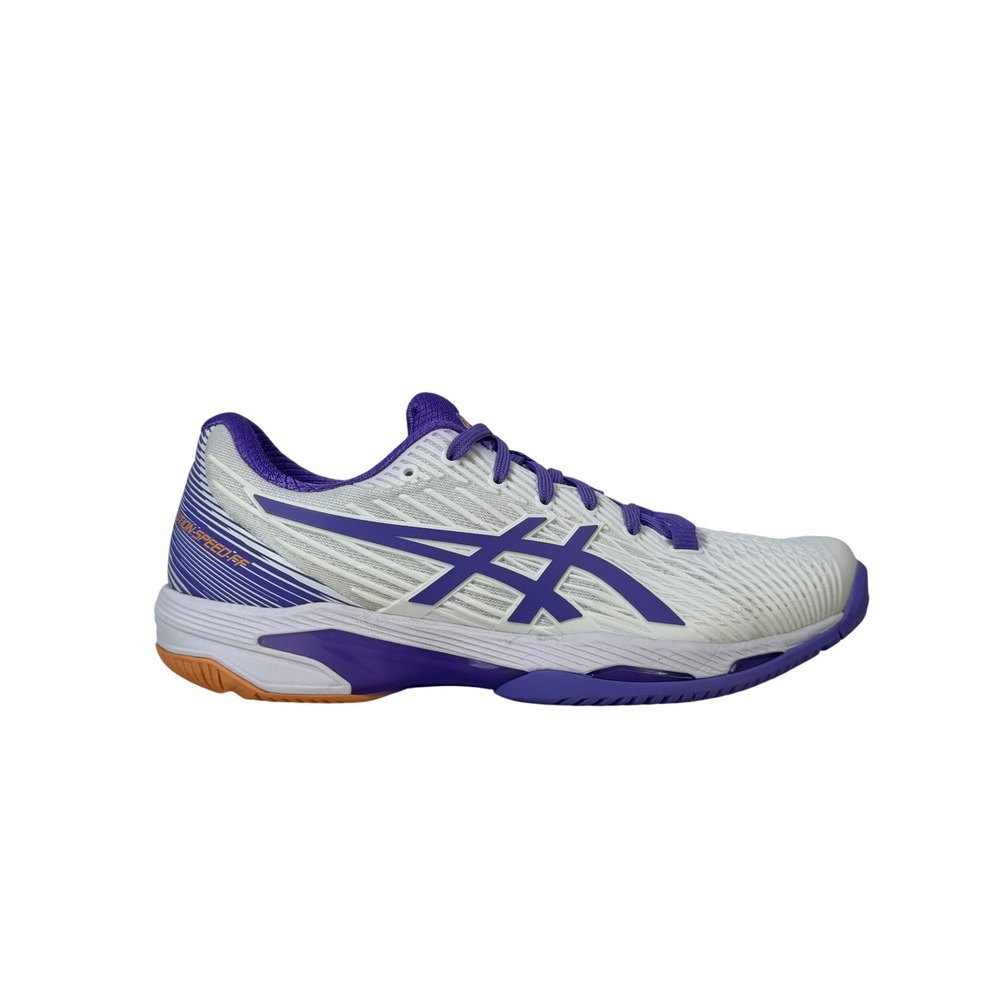 Asics Solution Speed FF‎ 2 Tennis Shoes Womens 9 White Amethyst 1042A136-104